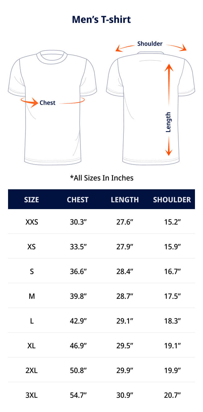 Puma t shirt size chart clearance india